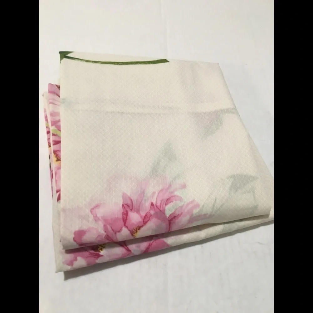 NWOT Westpoint Stevens Floral Std. Shams Pair Cottage Rose~Cotton bh.